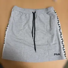 FILA グレー スポーツスカート(Ｌ)