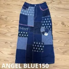 ANGEL BLUE パッチワーク デニムスカート