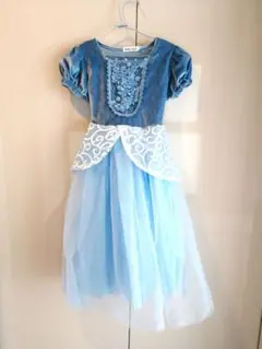 シンデレラ風　ブルードレス　130cm