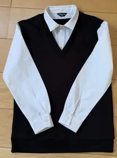 コムサイズム　重ね着風トップス　150