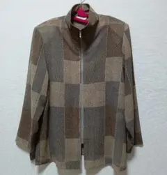 ♠最終値下げ❢【St.patora】チェック柄 ジップアップジャケット¥4000