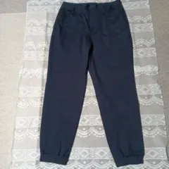IGNIO　イグニオ　 ゴルフパンツ　ネイビー　ウエストゴム裾ゴム　M
