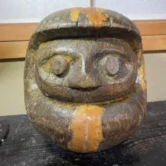 下駄屋 時代看板 おかめ 木彫り 51cm 縁起物 壁掛け - メルカリ