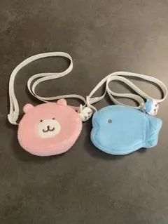 ちいかわ　くまさんポシェット&おさかなポシェット