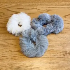 ファー　シュシュ　未使用品　3個セット