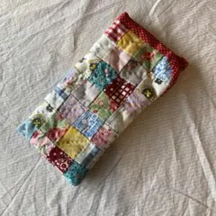 パッチワーク　メガネケース　ハンドメイド