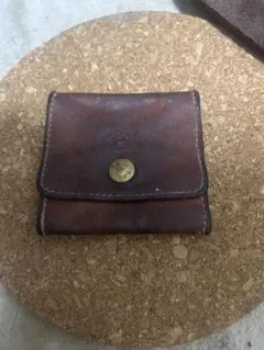 IL BISONTE イルビゾンテ レザーコインケース ブラウン