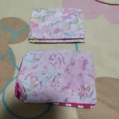 ユニコーンデザイン 移動ポケット 2つ