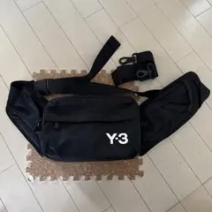Y-3 ボディバッグ ウエストポーチ ブラック - メルカリ