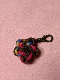 ウォーターメロンぴんく✴︎パラコード⭐︎キーホルダー◎◎まとめ売り割あります