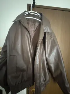 ブラウンレザージャケット