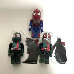 S ベアブリック シリーズ46 仮面ライダー　シークレット含む3体スパイダーマン