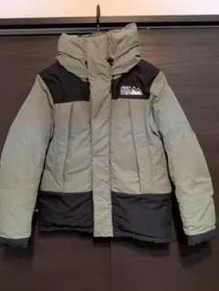 FIRST DOWN ダウンジャケット Sサイズ オリーブ/ブラック