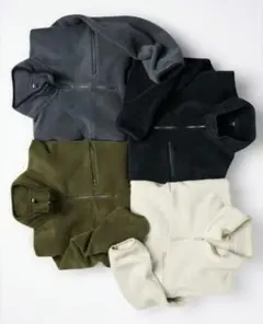 ハーフジップ フリース