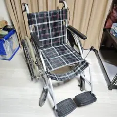 カワムラサイクル KA102 自走式車椅子 パープルチェック - メルカリ