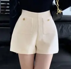 SHEIN ショートパンツ ラメ ツイード
