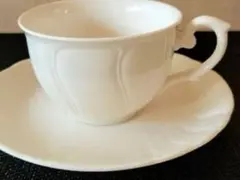 断捨離　ノリタケ　ホワイト　クラフトーン　カップ&ソーサー　４客