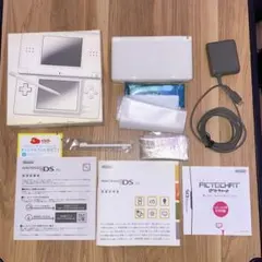 ニンテンドー DS Lite クリスタルホワイト 本体 箱 取扱説明書付き