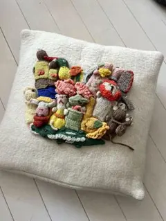 未使用】【美品】unico キニッシュ 子猫 ブランケット マルチカバー