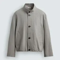 ZARA メンズ リラックスフィットテクスチャージャケット　アウターのサムネイル