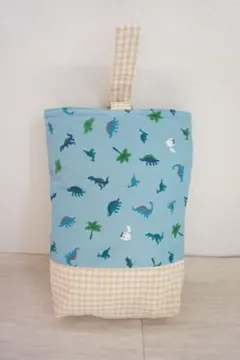 ♡恐竜柄　上履き入れ　ハンドメイド♡