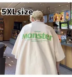 メンズ　Tシャツ　5XL 6L 半袖　夏服 オーバーサイズ 大きいサイズ