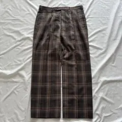 90’s vintage チェックスラックス ワイド アメカジ シティーボーイ