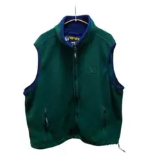 eddie bauer フリースベスト usa