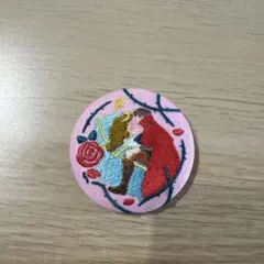 ディズニー刺繍缶バッチ