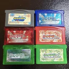 ポケットモンスターゲームボーイアドバンスソフト　まとめ売り