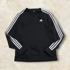 adidas 肉厚ライン スウェットトレーナー パフォーマンスロゴ プルオーバー