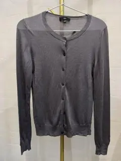 SHIPS カシミヤ混クルーネックカーディガン36