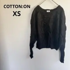 早い者勝ち✨️COTTON:ON 【XS】ブラック クルーネック セーター