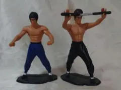 ブルース・リー フィギュア 2体セット DyDoコーヒー おまけ