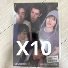 CORTIS GREENGREEN ユニバA5クリアポスターとトレカ5枚 - メルカリ