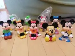 ミッキー・ミニー・ドナルド ソフビ　貯金箱　9体セット　三菱銀行　ディズニー