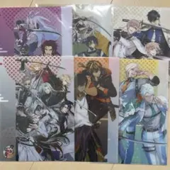 刀剣乱舞 A5クリアファイル全6種 セブンイレブン