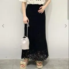 JOURNAL STANDARD L´ESSAGE レース　スカート レサージュ