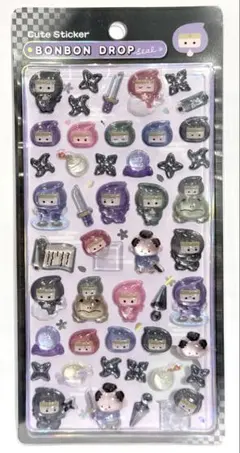 早い者勝ち‼️ボンボンドロップシール 忍者 和柄 クーリア 正規品 匿名配送 新品