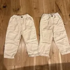 プティマイン　ボトムス　100 2枚セットも可　双子リンクコーデ　パンツズボン