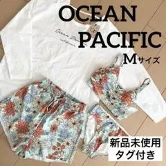 TIME SALE《新品未使用》オーシャンパシフィック　水着　４点　Mミント×白