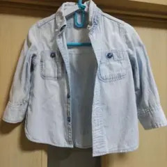 デニムダンガリーシャツ90