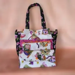 フリル トートバッグ レオパード ゼブラ柄 ハンドメイド バック - メルカリ