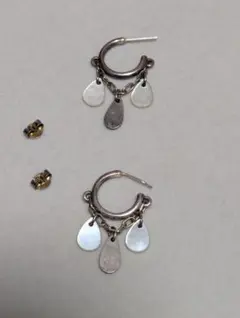 フープ型シルバーピアス