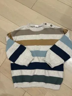 h&m ボーダーニット　2-3y 100cm