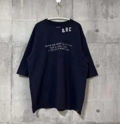【即配送】UNIVERSAL OVERALL 別注ショートスリーブTシャツ 紺のサムネイル