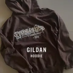 古着 GILDAN パーカー フーディー 茶色 チャンピオン ナイキ アディダス