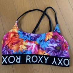 蜷川実花ROXYコラボ 水陸両用 カラフル花柄 スポーツブラ Sのサムネイル