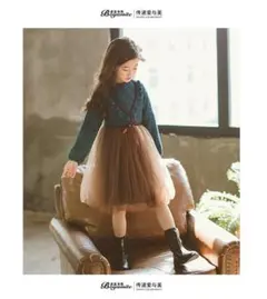 【新品】女児ワンピース　フォーマル　卒園入学式