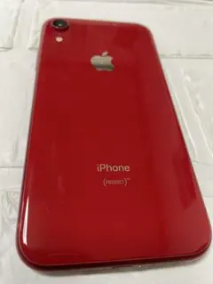 【美品】Apple iPhone XR (PRODUCT(RED)) 本体